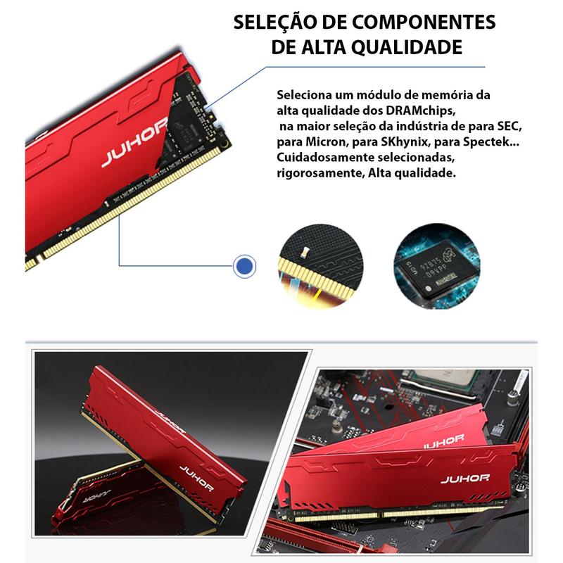 DDR4-3200メモリJUHOR 64GB (32GB×2) Magazine Luiza | Pra você é Magalu!